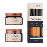 Wuli Hair Care Curl Cream, Shine Balm and Sea Salt Spray Bundle in Neroli and Sweet Orange